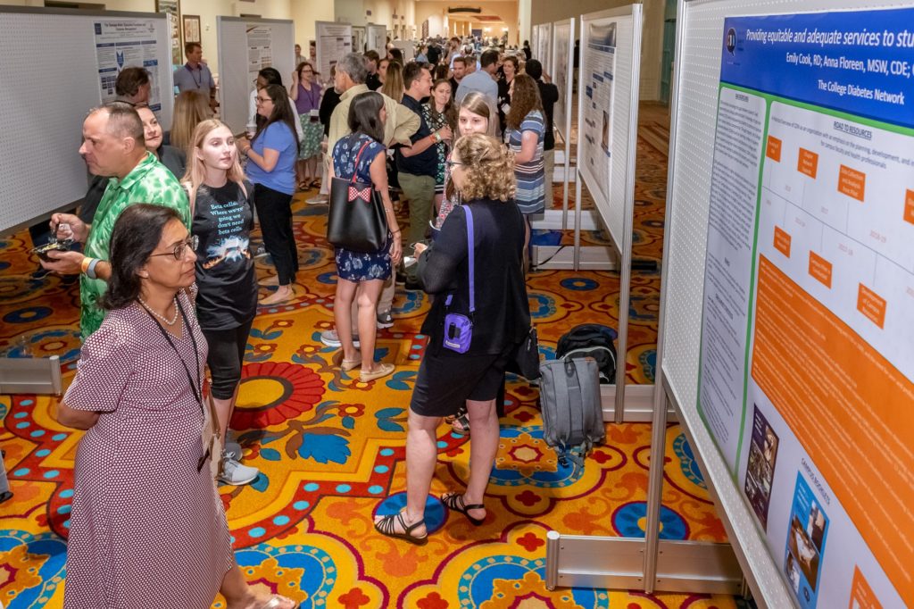 Dessert and Posters on Friday draws a crowd