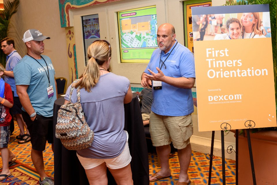 First Timers enjoyed a special Welcome Station