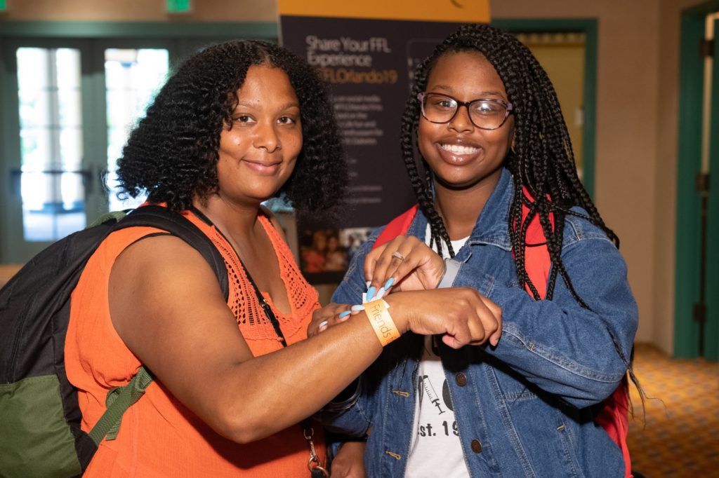 Putting on your FFL bracelet makes it official